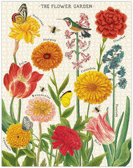 CAVANILLI & CO. Cavallini Flower Garden puzzle tube packaging for compact storage and gifting