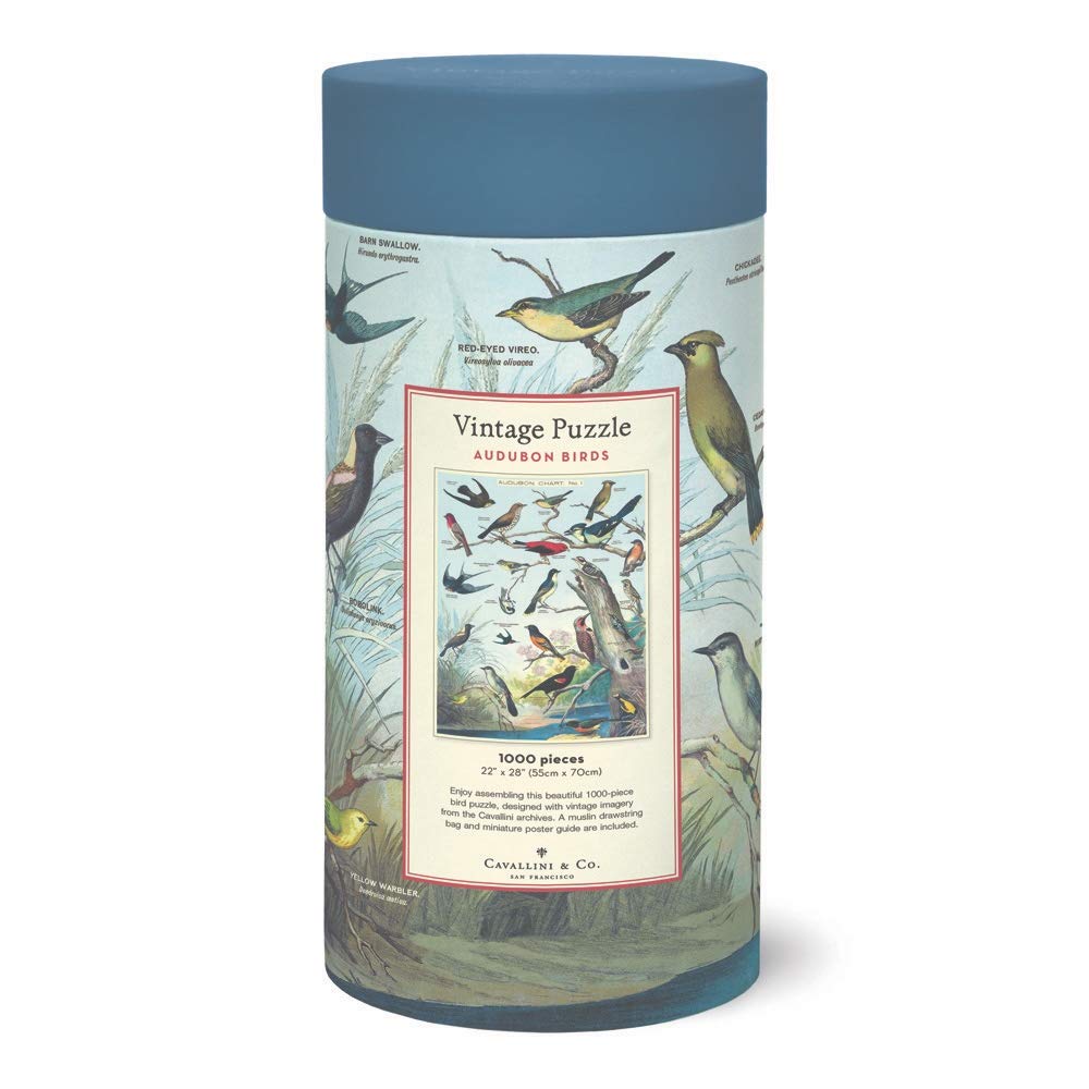 Tube packaging and muslin bag protect the puzzle and ease gifting