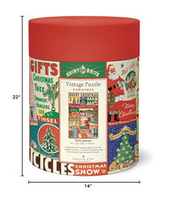Cavallini 14x22 inch finished puzzle offers a keepsake display.