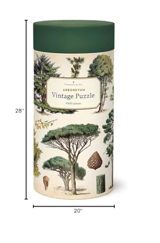 CAVANILLI CO Arboretum puzzle showcasing vintage archive illustrations for nostalgic appeal.
