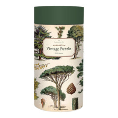 CAVANILLI CO Arboretum puzzle with hand-sewn muslin bag, a tactile keepsake.