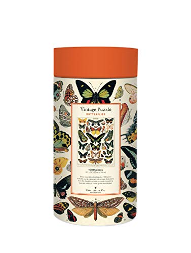 CAVANILLI & CO. Butterflies puzzle pieces gathered for a satisfying build