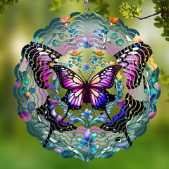 Cawalap Wind Spinner Butterfly 12inch adds vibrant color and kinetic charm to outdoors