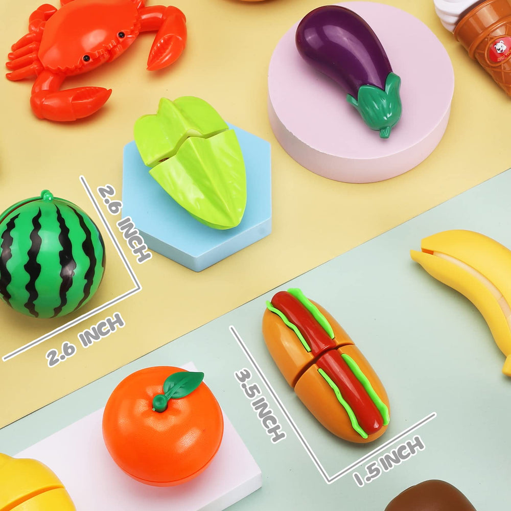 Cawiew tableware pieces for realistic mealtime pretend play.