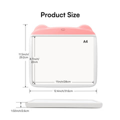 Caydo light up tracing pad battery power option for portability