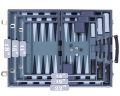 CAYOULR Backgammon Set pieces stored neatly in case for travel