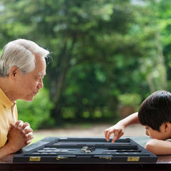 CAYOULR Backgammon Set travel-ready for game nights and gatherings