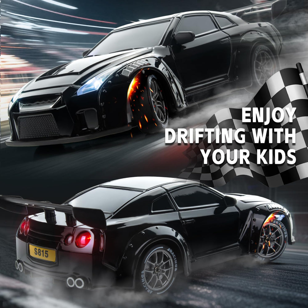 Cayrzeth RC drift car remote control with adjustable sensitivity for precise handling.