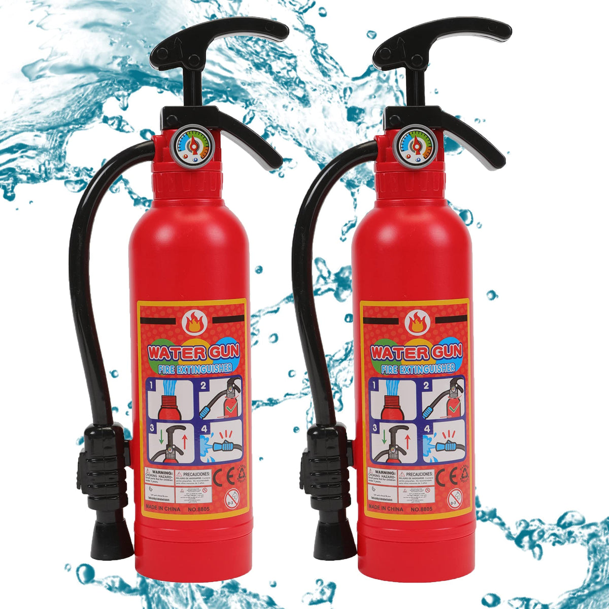 CAZOYEE water gun kids pump-action for backyard splash fun.