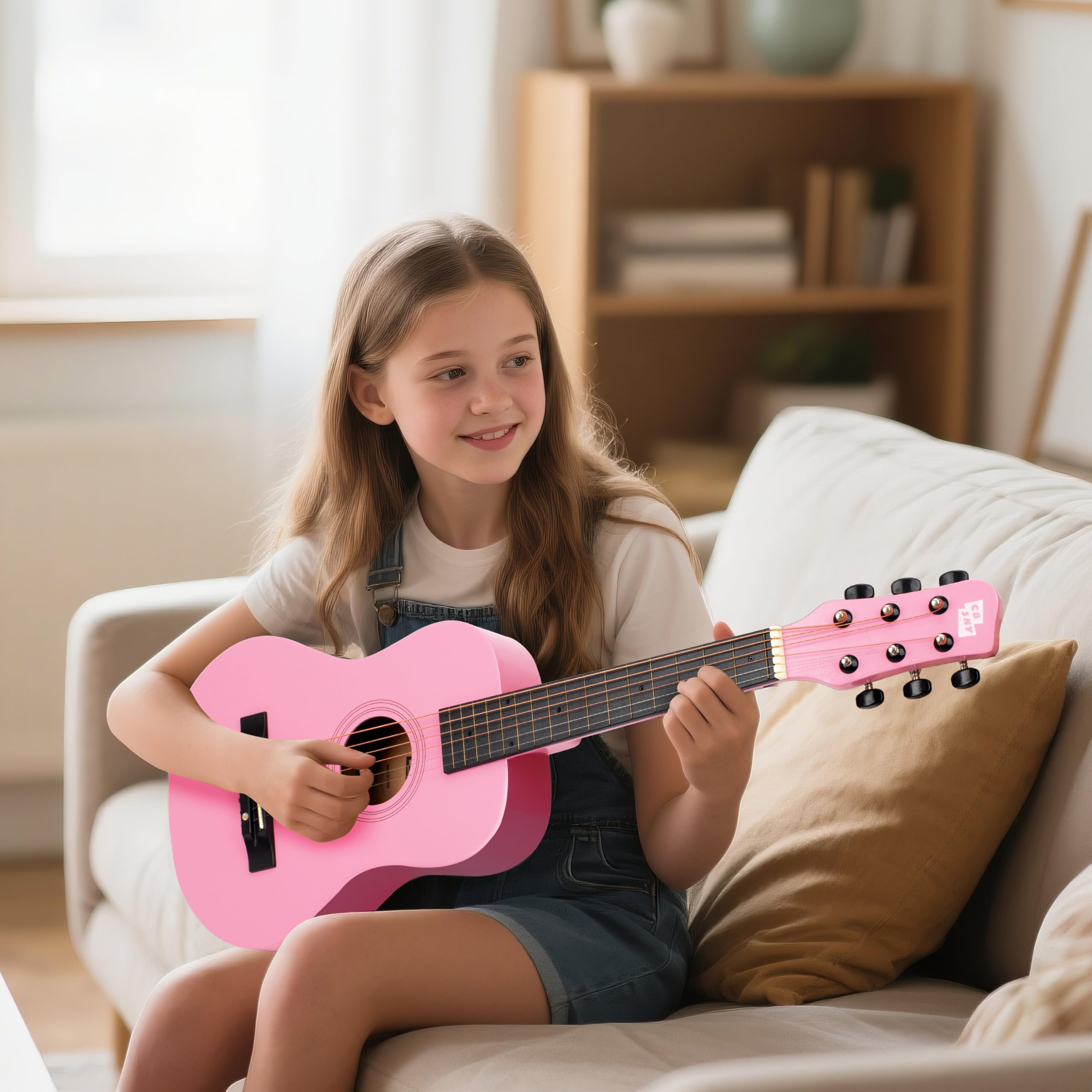 CB SKY pink guitar packaging—gift-ready for birthdays and holidays.