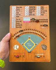 CBLKUS game board layout with Home and Visitor colors ready for play