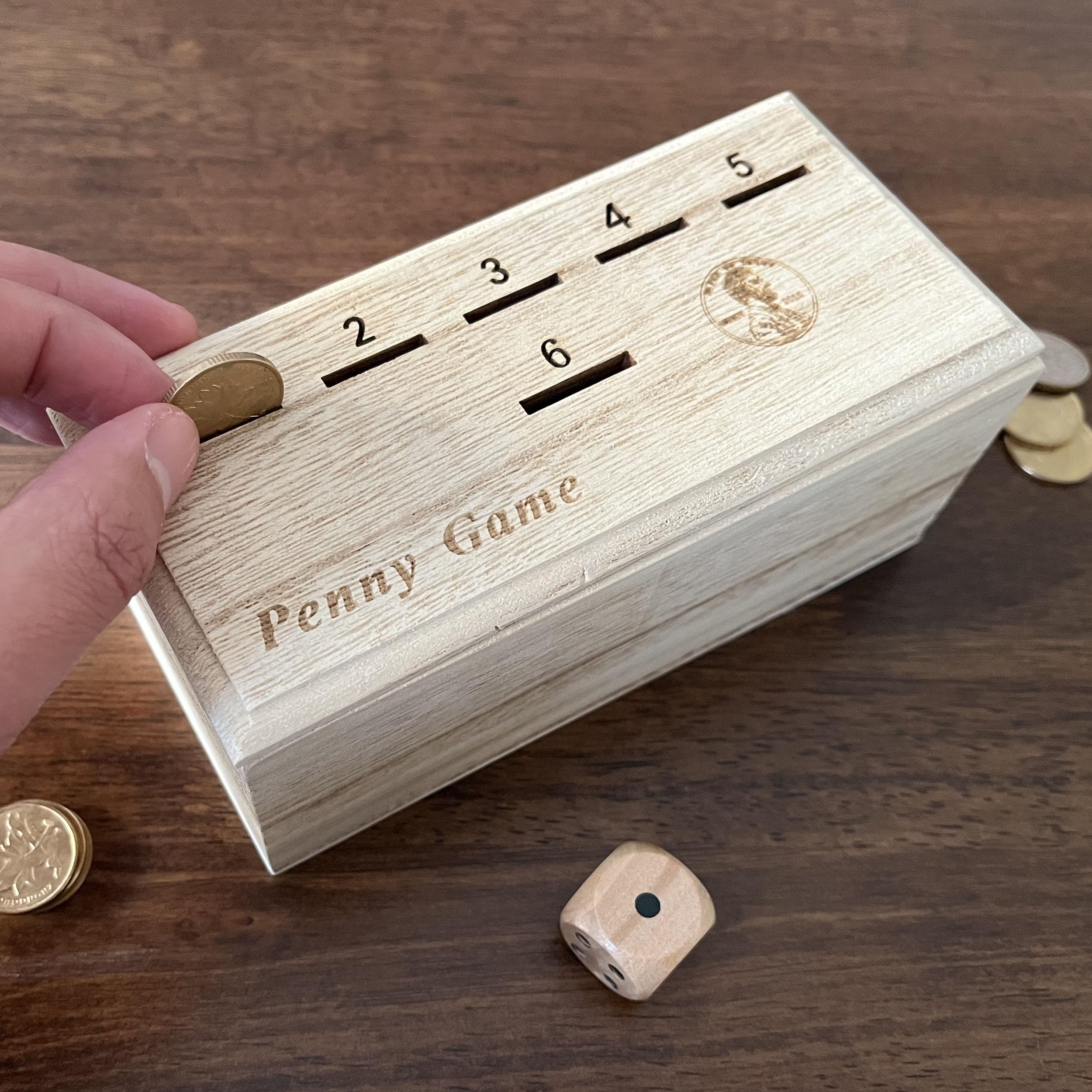 CBLKUS Penny Game dice ready for fast turns and strategic choices.