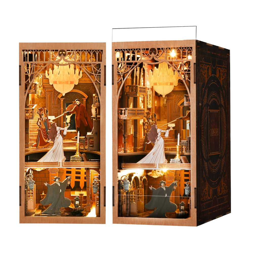 CCCDF Phantom Opera booknook kit with assembly-ready mini scene