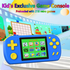 CCTU device with 218 built-in games for varied play.