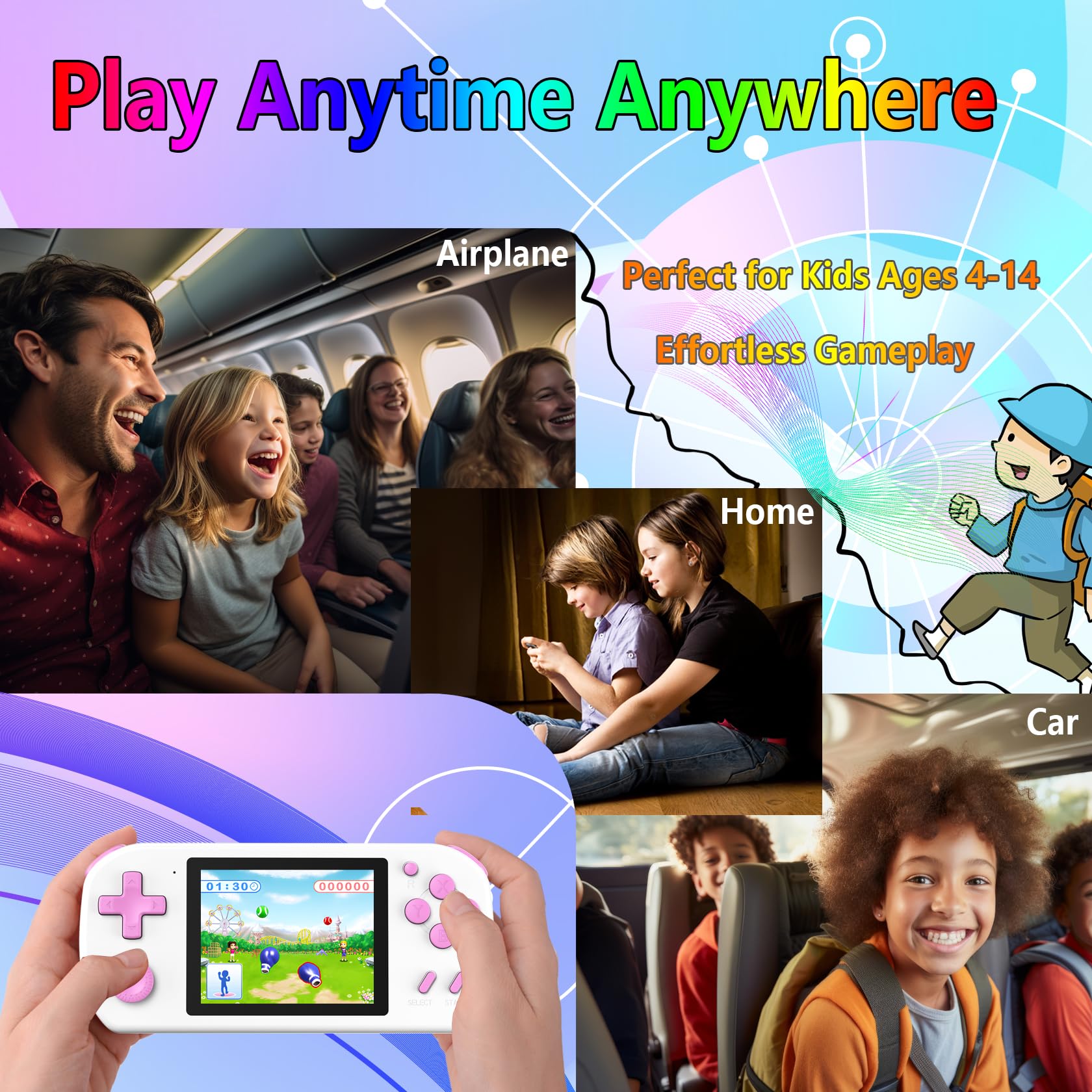 CCTU handheld with a 3.0-inch display for vibrant graphics