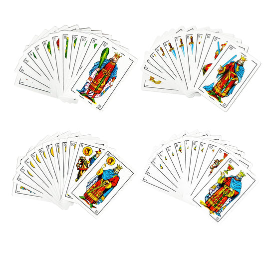 CDBXRA plastic playing cards with boxes for easy storage at parties.