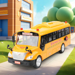 Cdymkf yellow school bus toy packaging and use-ready design for gifting