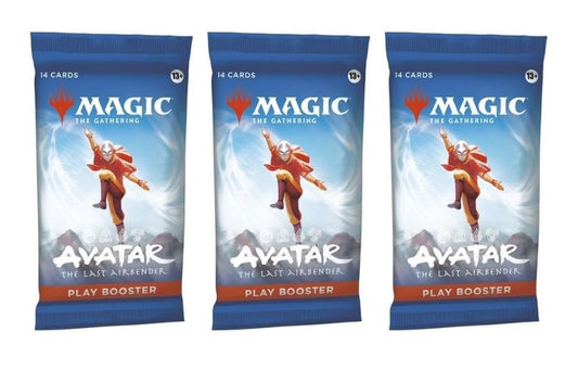 CE Avatar Airbender play booster on table, enhancing MTG game night with exciting card diversity.