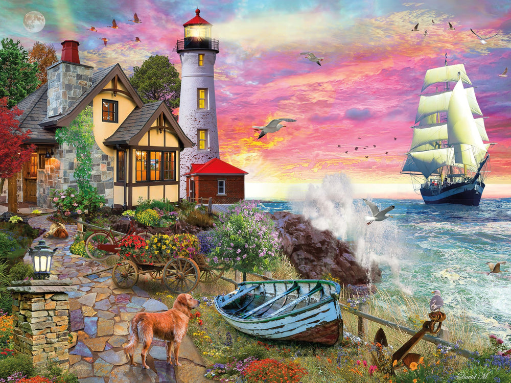 Ceaco David Maclean Crashing Waves 1500-piece puzzle for immersive family fun