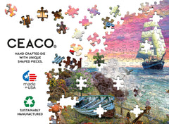 Colorful pieces yield vibrant Ceaco artwork when completed
