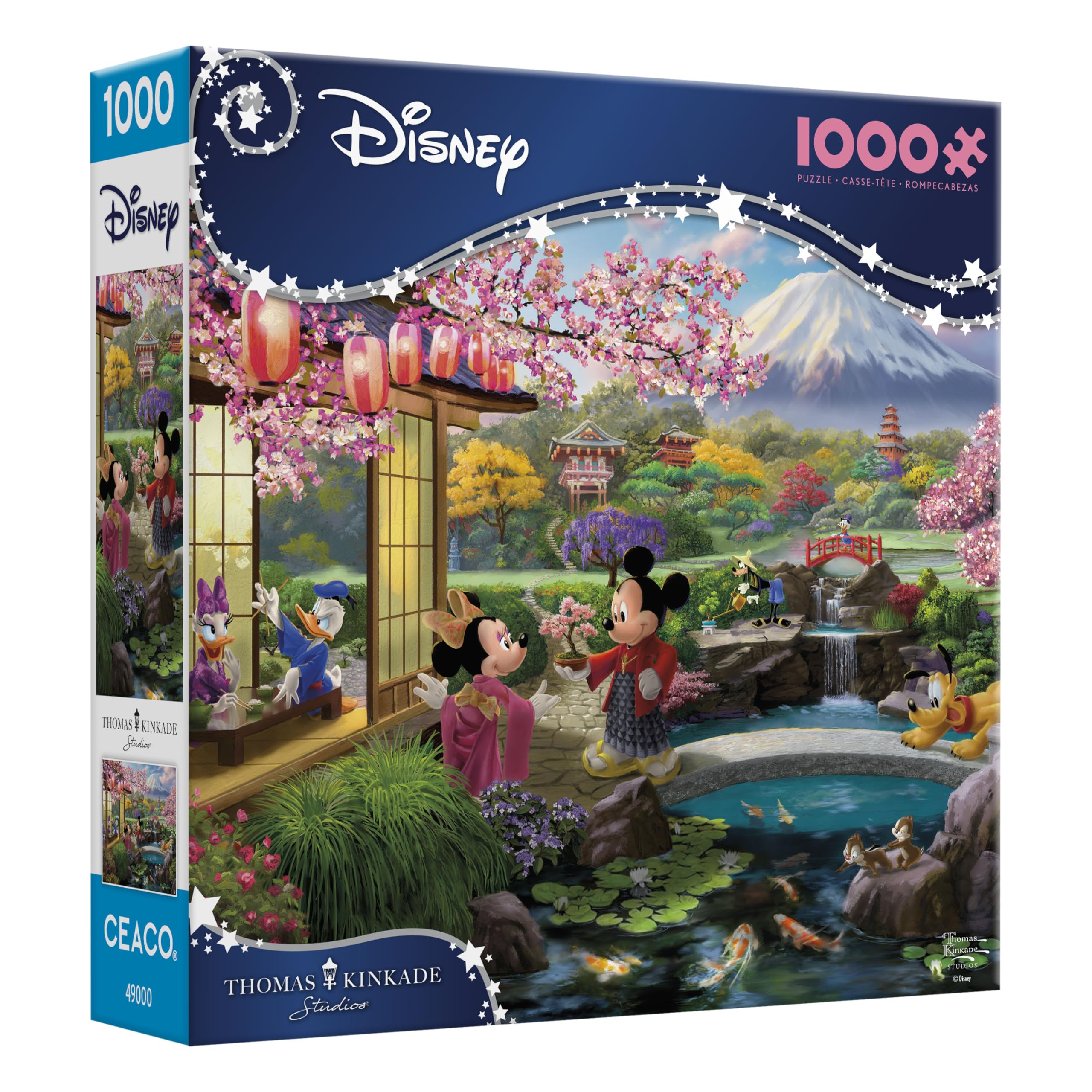 Ceaco Disney TK Pluto koi pond scene ideal for relaxing solo puzzling.