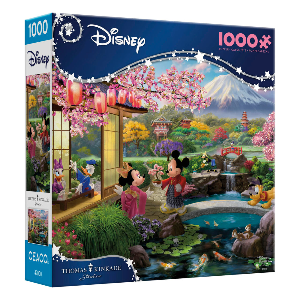 Ceaco Disney TK Pluto koi pond scene ideal for relaxing solo puzzling.