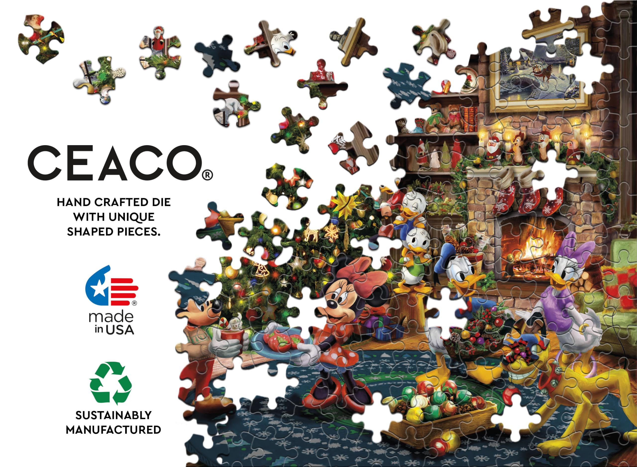 Ceaco EZ-2-HOLD design for comfortable gripping during puzzling.