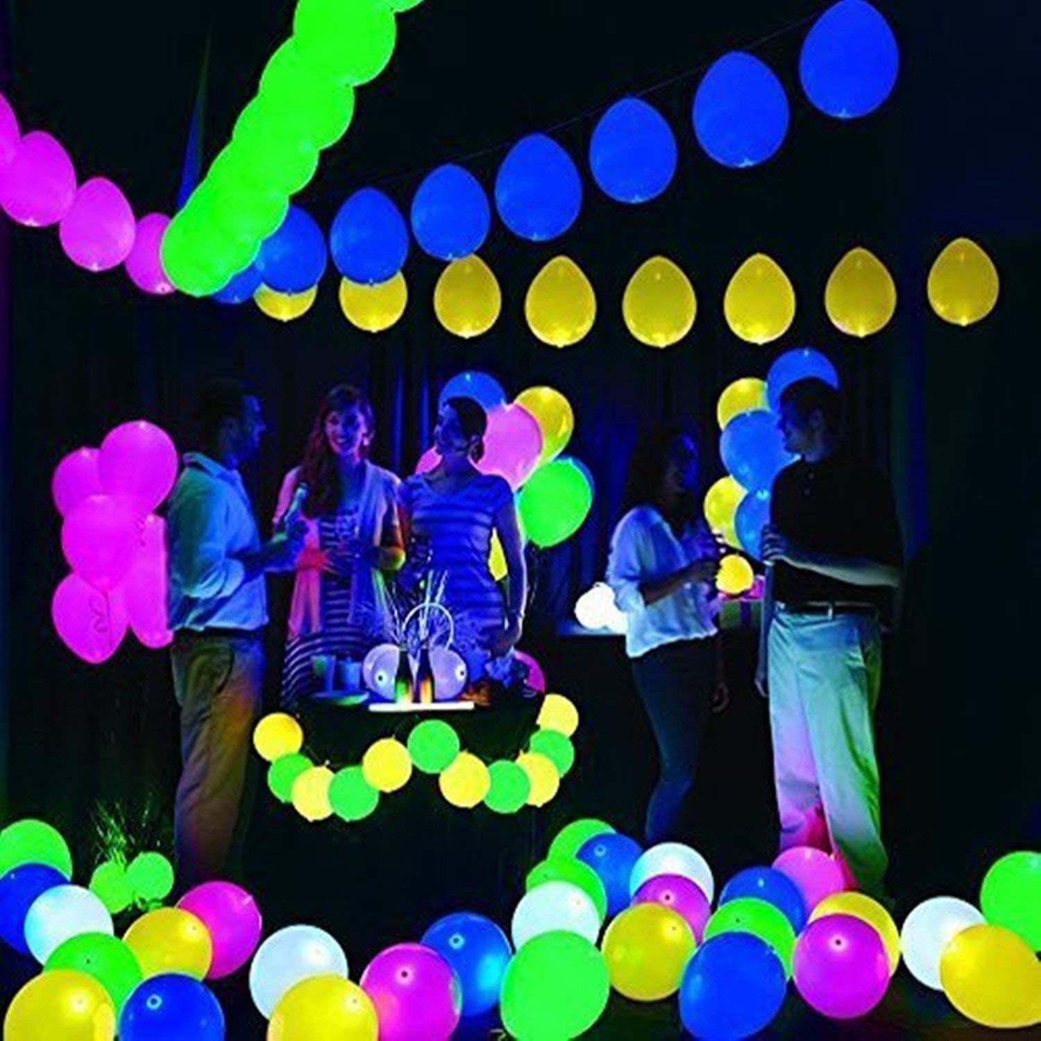 CEAGGDY balloon decor ideas for party setup with LED illumination