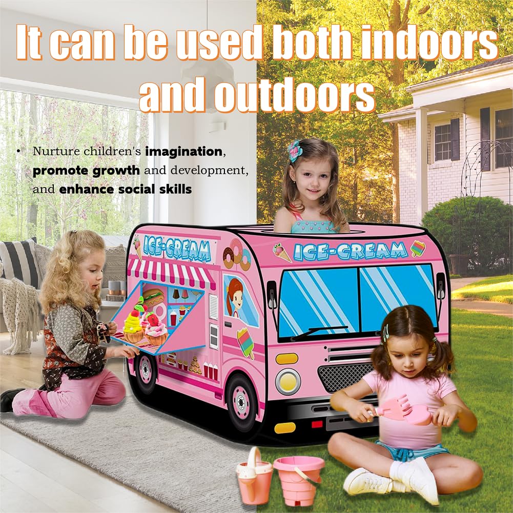 Cecailin Ice Cream Truck Tent easy to clean after adventures
