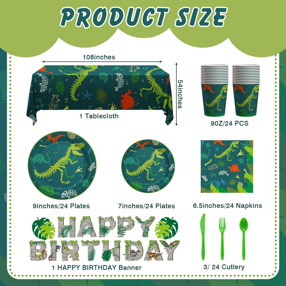 Cecnamt dinosaur 9-inch plates provide sturdy, spill-resistant table setting