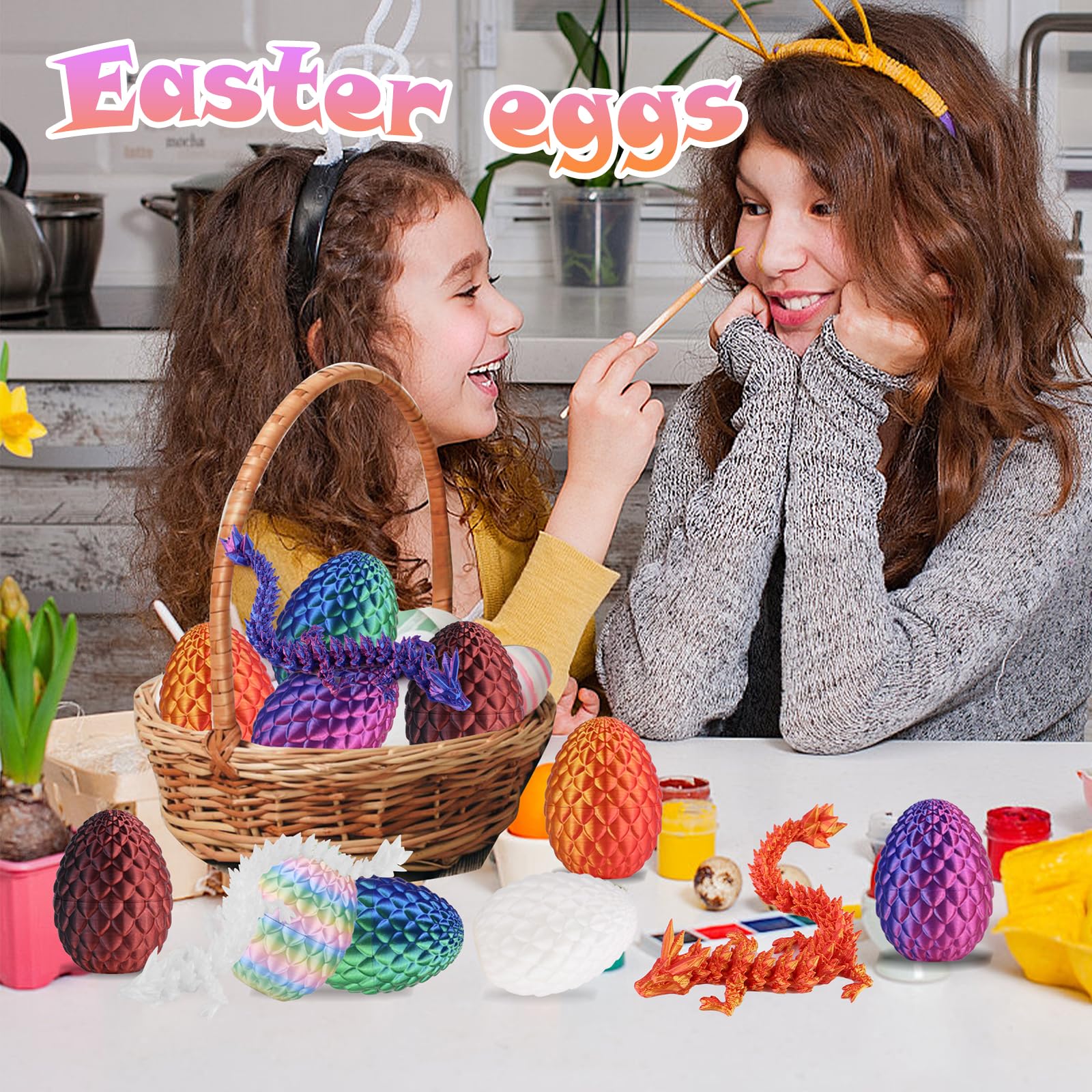 Cecoen Easter basket stuffer eggs as non-candy gift ideas.