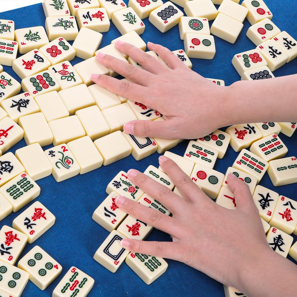 Cedilis large 1.4 inch tiles improve visibility at gatherings.