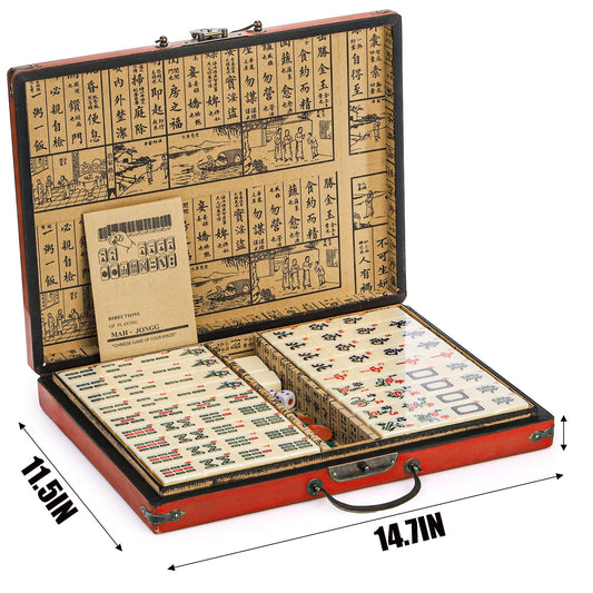 Cedilis mahjong tiles close-up with clear engravings for easy reading.