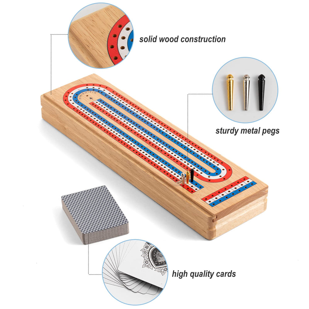 Ceebyfa board image highlighting the large storage area for pieces and instruction.