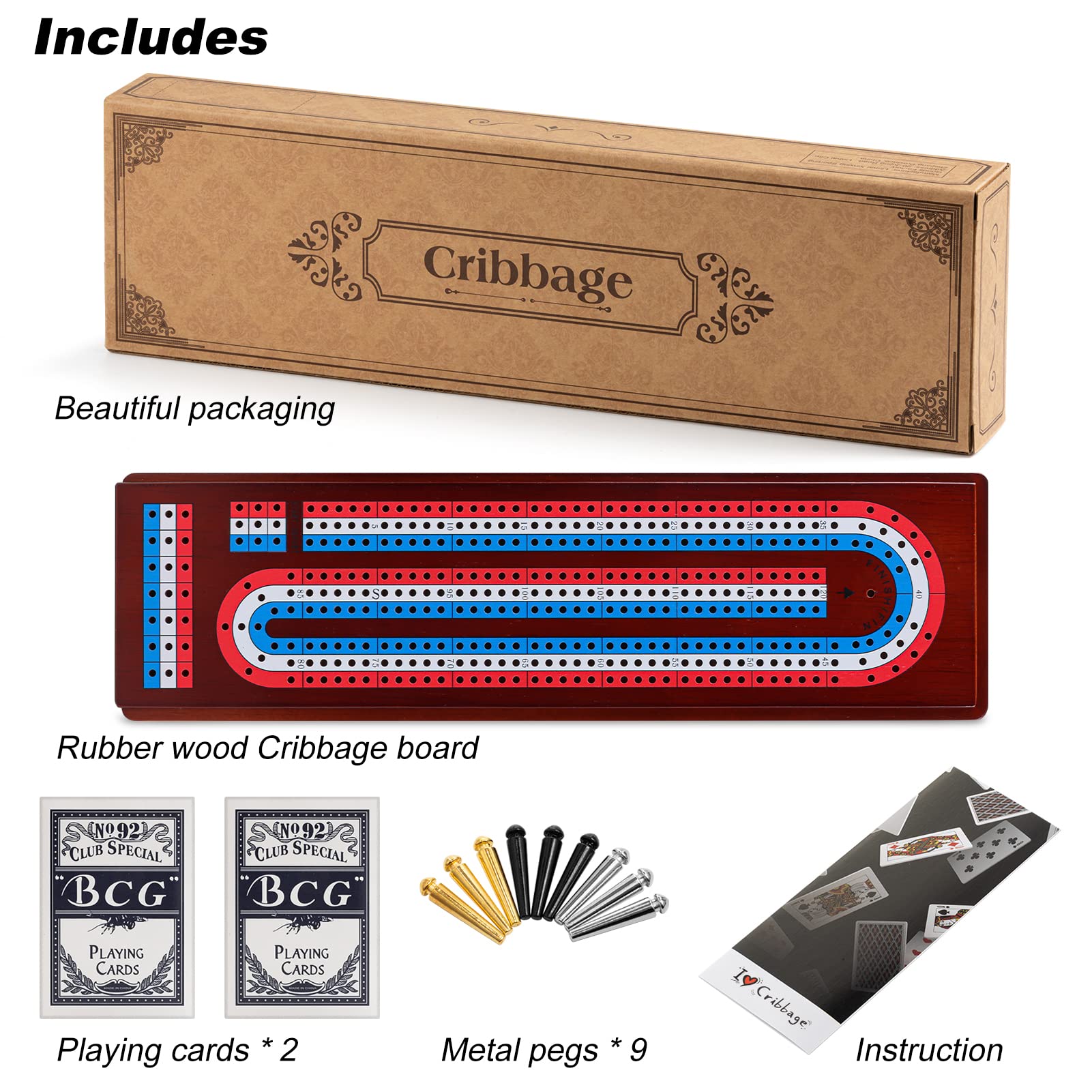 Ceebyfa cribbage board in use by two players highlights shared family moments.