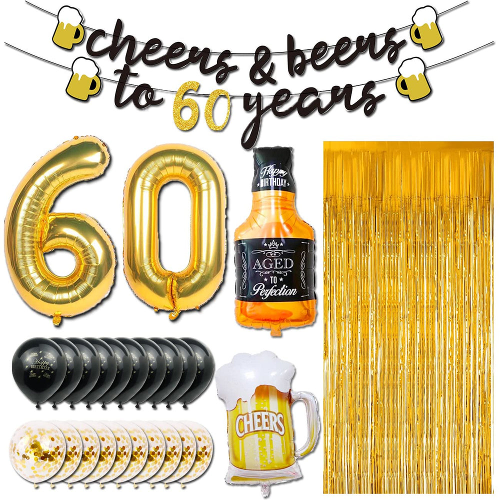Cefanty 78-inch backdrop fringe curtain anchors the party scene.