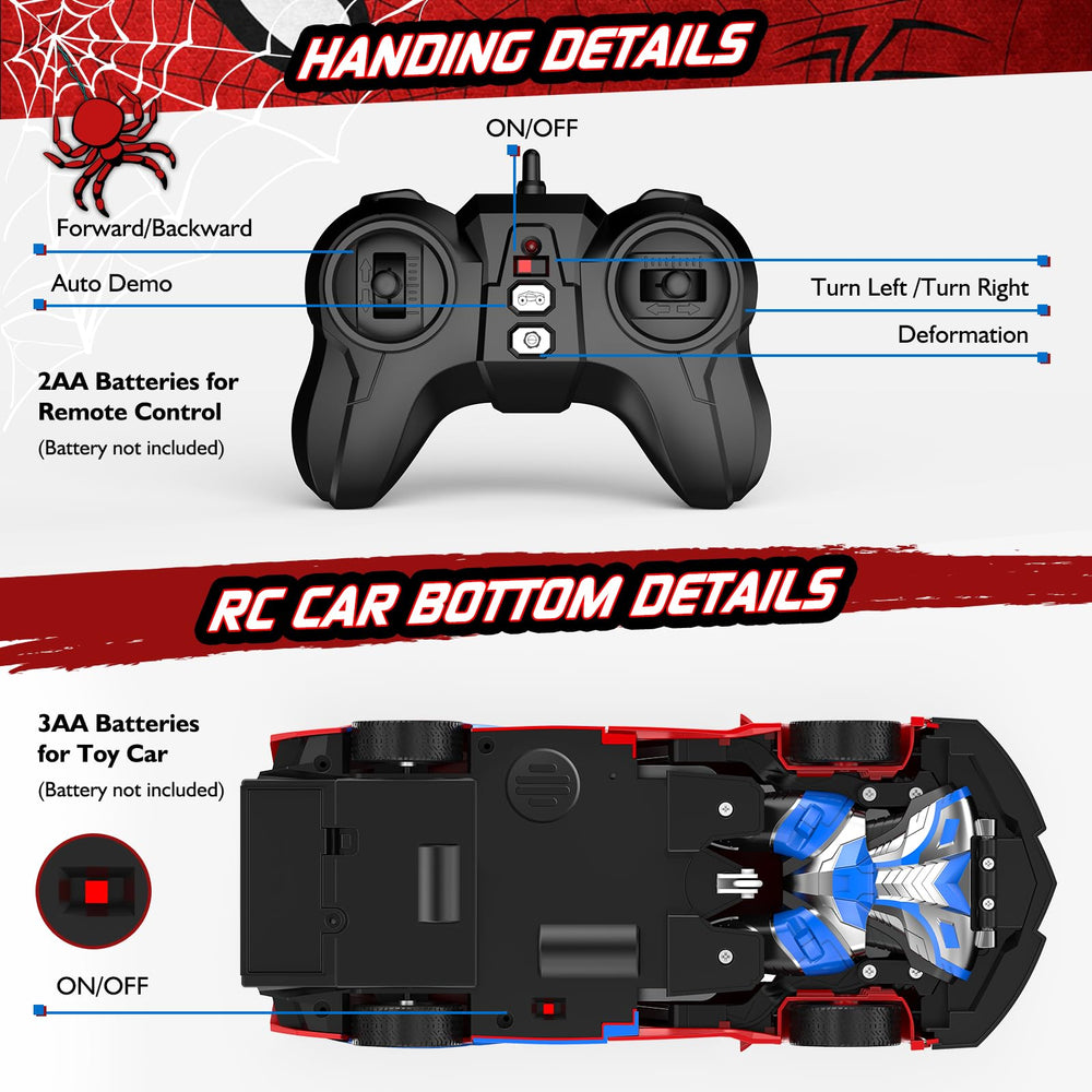 CEGOUFUN 2.4GHz remote range up to 100ft — play with friends outdoors.
