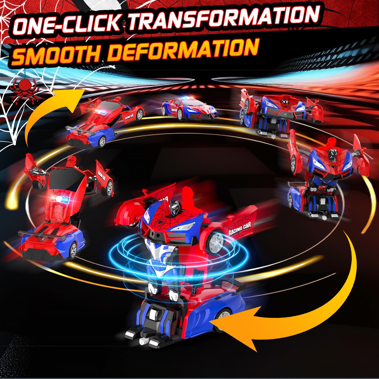 CEGOUFUN RC car 360 rotation drift — impressive maneuverability during play.