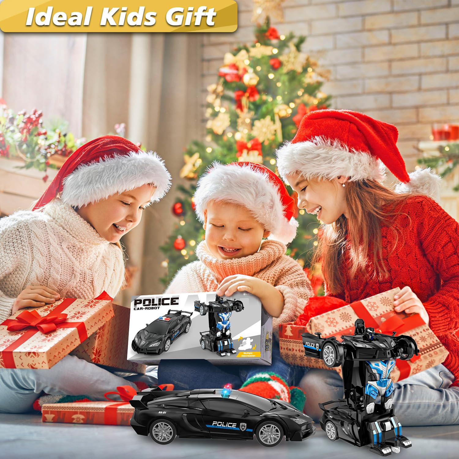 CEGOUFUN RC Transform Car kids playing in action-ready setup.