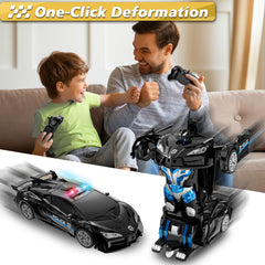 CEGOUFUN RC Transform Car robot transformation showing seamless mode switch.