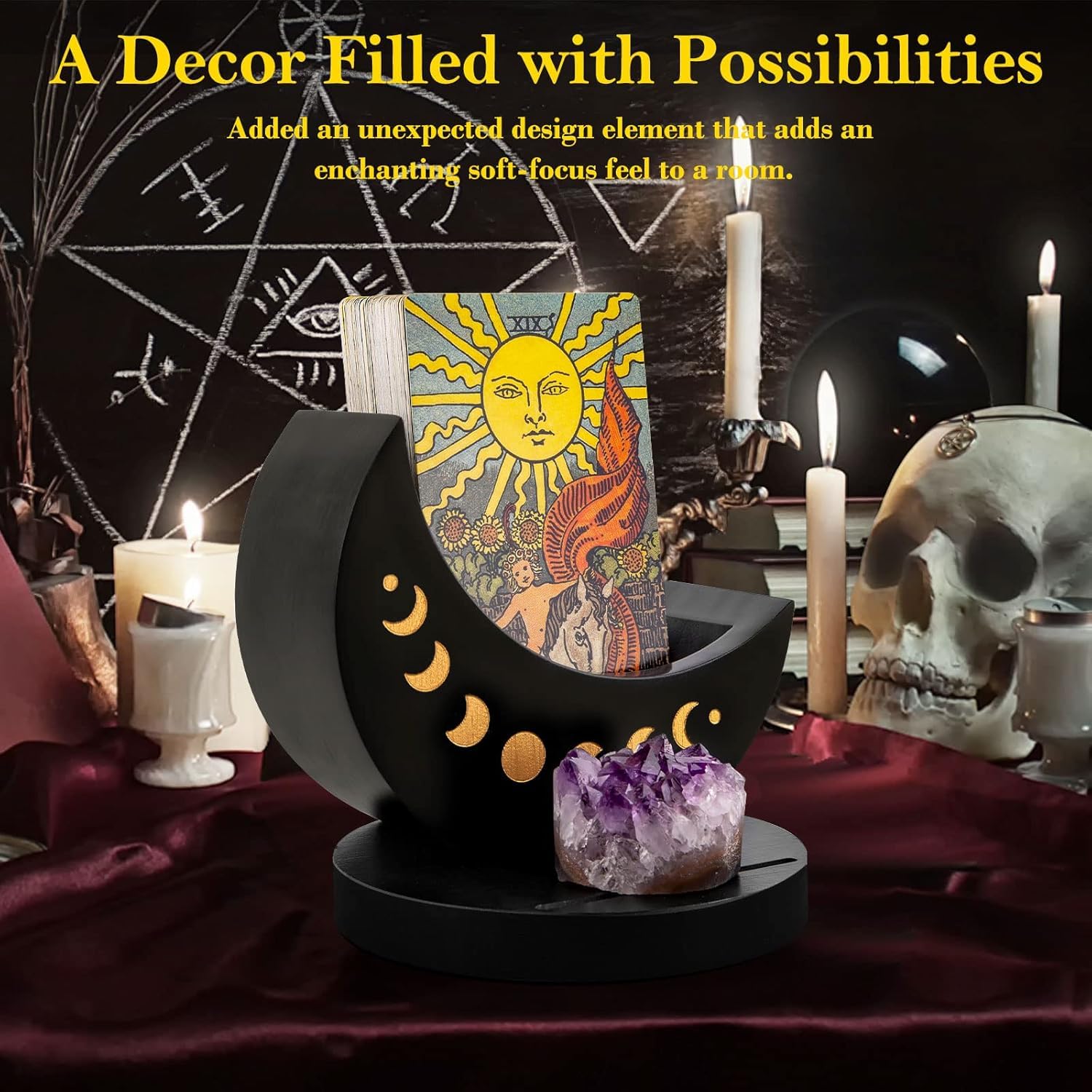 Ceiner gift-ready tarot storage box makes a thoughtful present for enthusiasts.