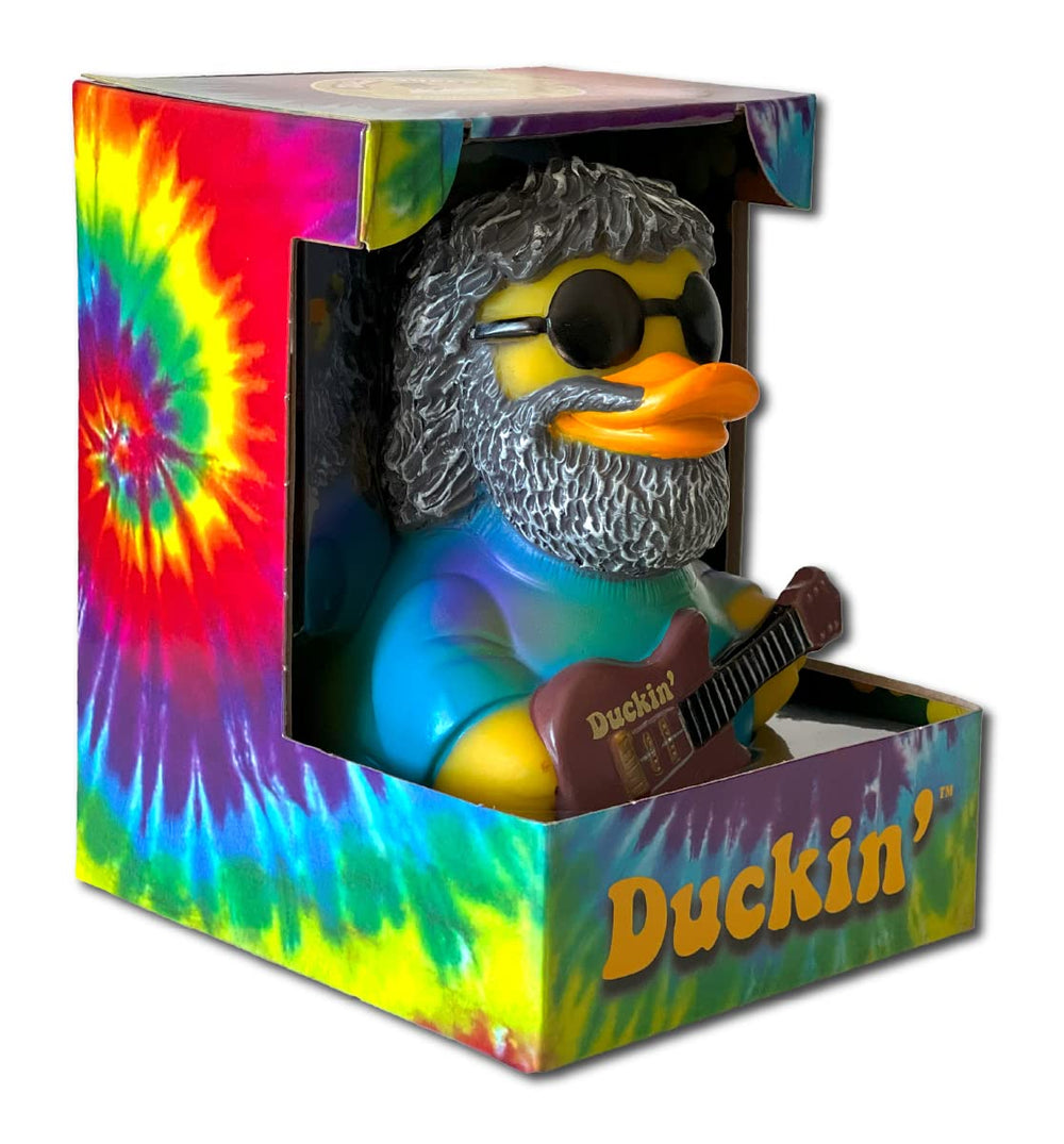 CelebriDucks Duckin floating hero duck keeps upright for bath-time fun.