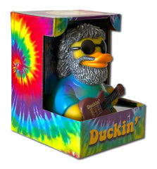 CelebriDucks Duckin floating hero duck keeps upright for bath-time fun.