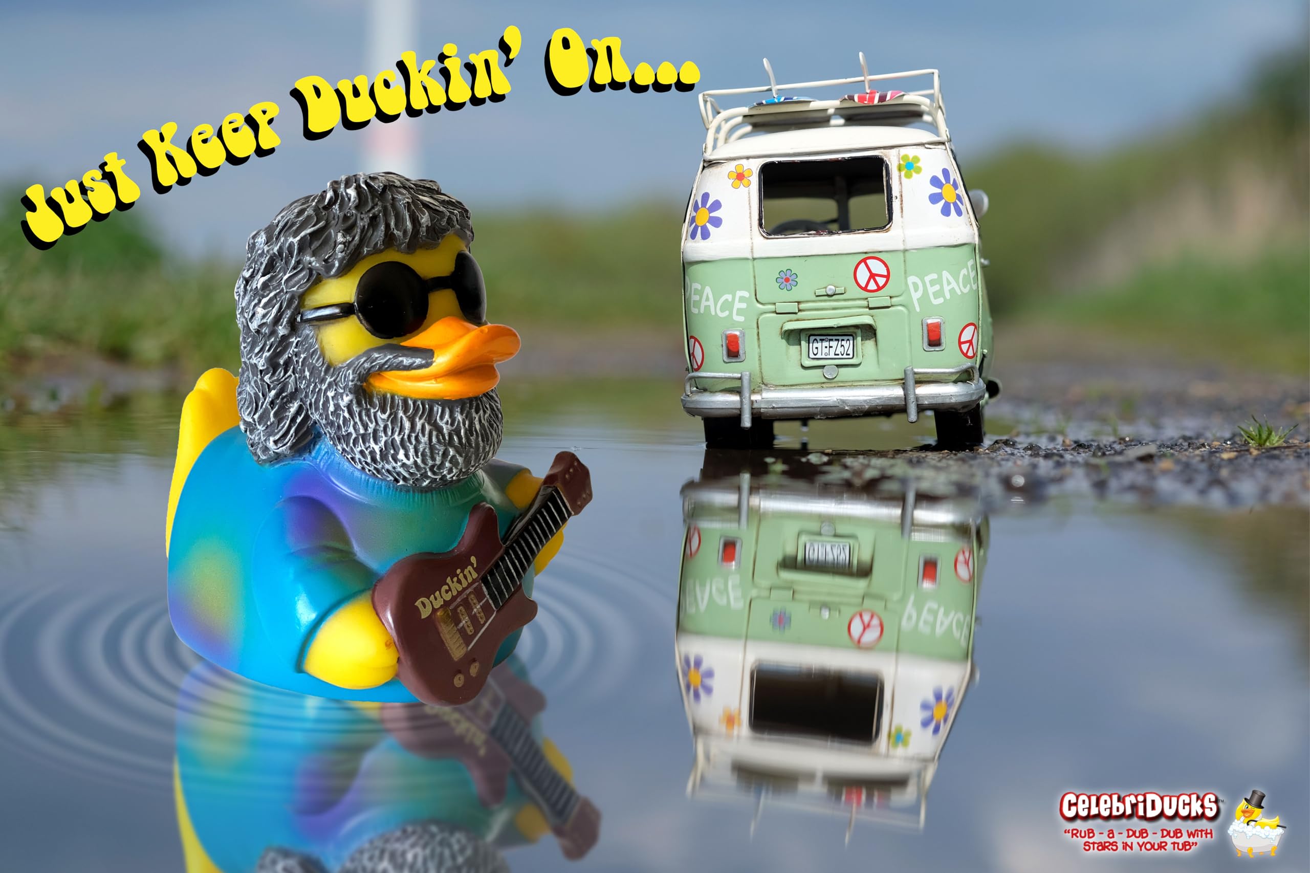 CelebriDucks Duckin USA-designed duck showcases skilled craftsmanship.