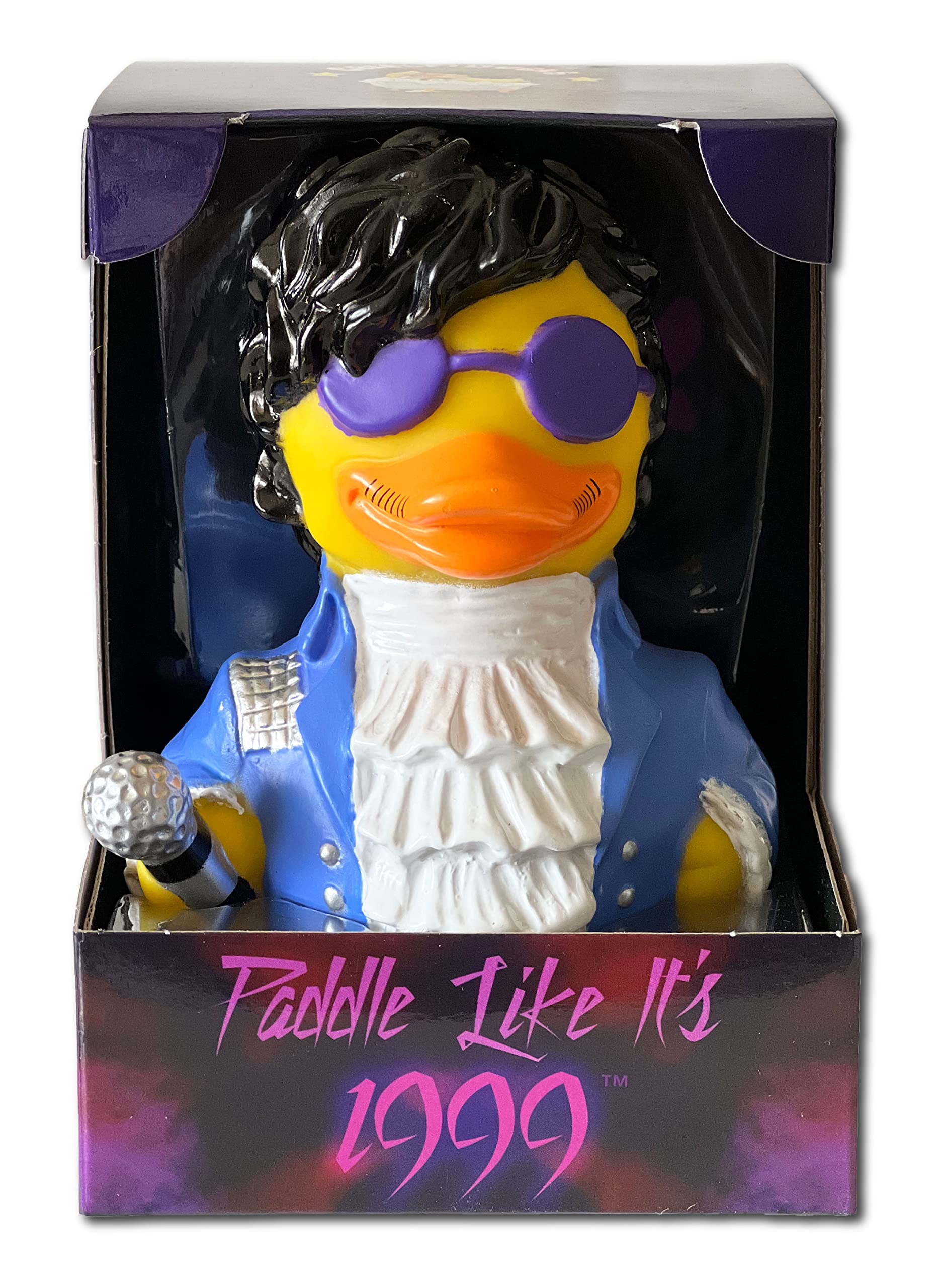 CelebriDucks USA-designed-sculpted side view showcases detailed craftsmanship.