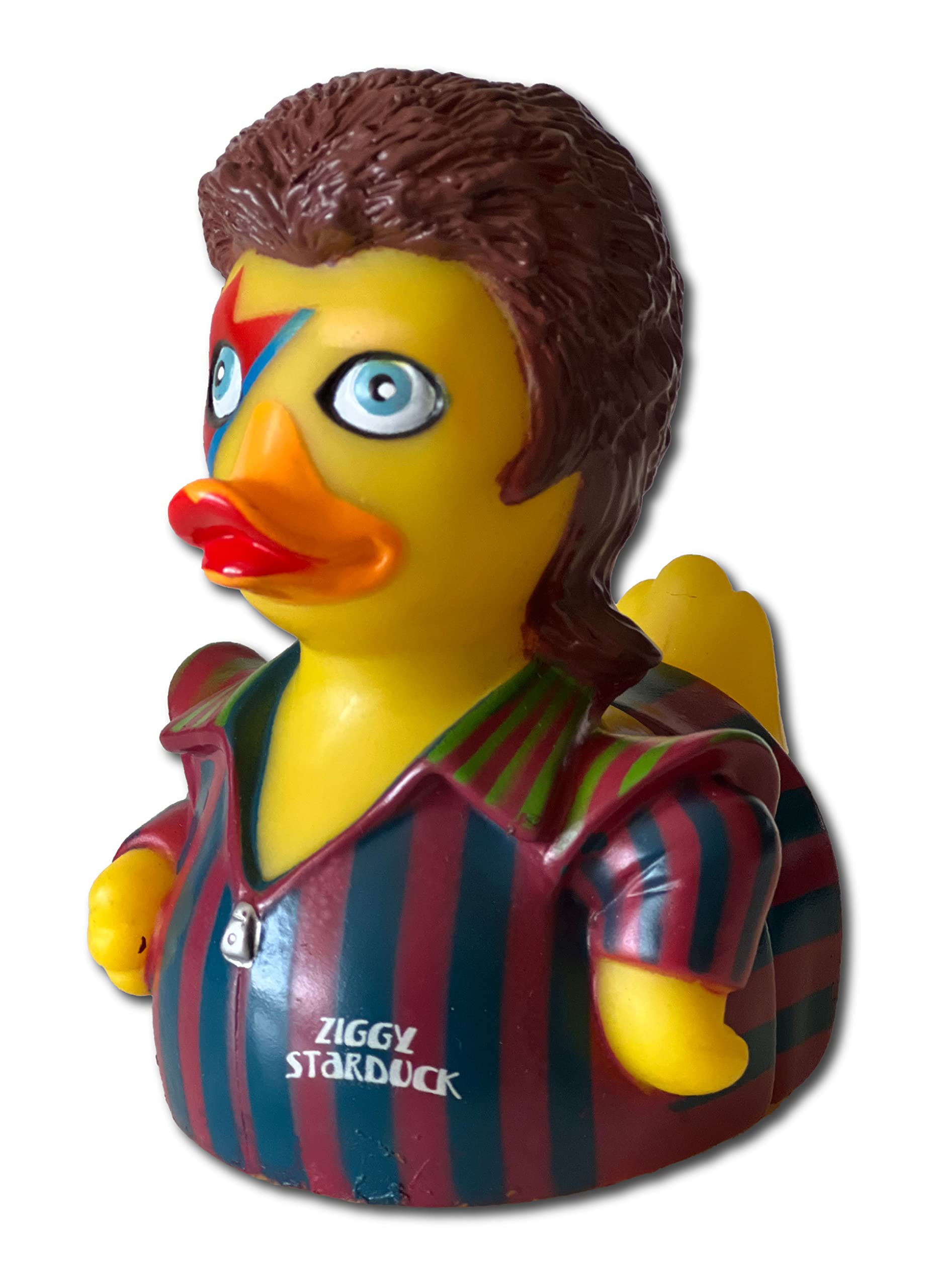 CelebriDucks Ziggy Starduck collectible display-ready figure for shelf or vanity.