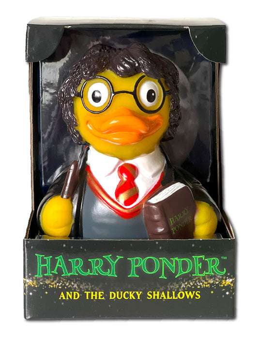Harry Ponder and The Ducky Shallows in a bathtime scene for imaginative play.