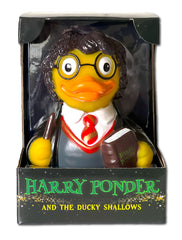 Harry Ponder and The Ducky Shallows in a bathtime scene for imaginative play.