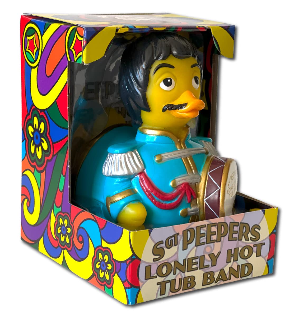 CelebriDucks SGT Peepers hot tub band duck floating for bath time fun