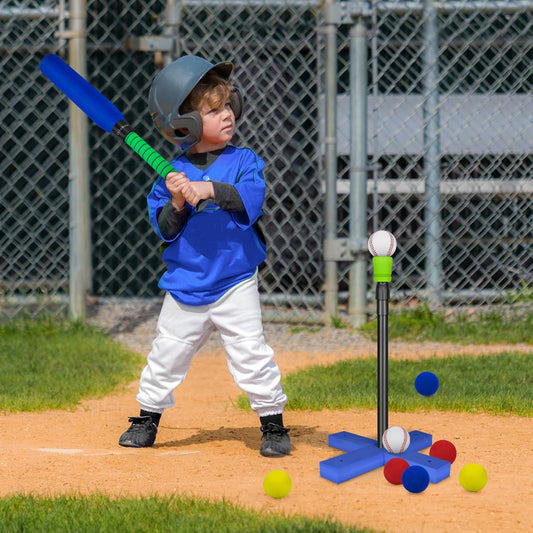 CeleMoon Tball set tee base - adjustable stand for easy practice.